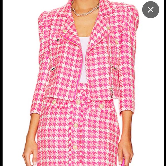 Generation Love Rocky Pink Tweed Blazer - Picture 2 of 13
